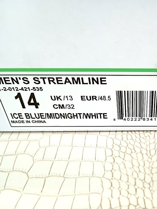 Rare Brand New In Box Men\'s Streamline Ice Blue/Midnight/White 14 US 48.5 EU main image 12